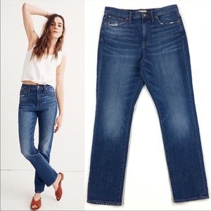 NWT Madewell The High-Rise Slim Boyjean G7199